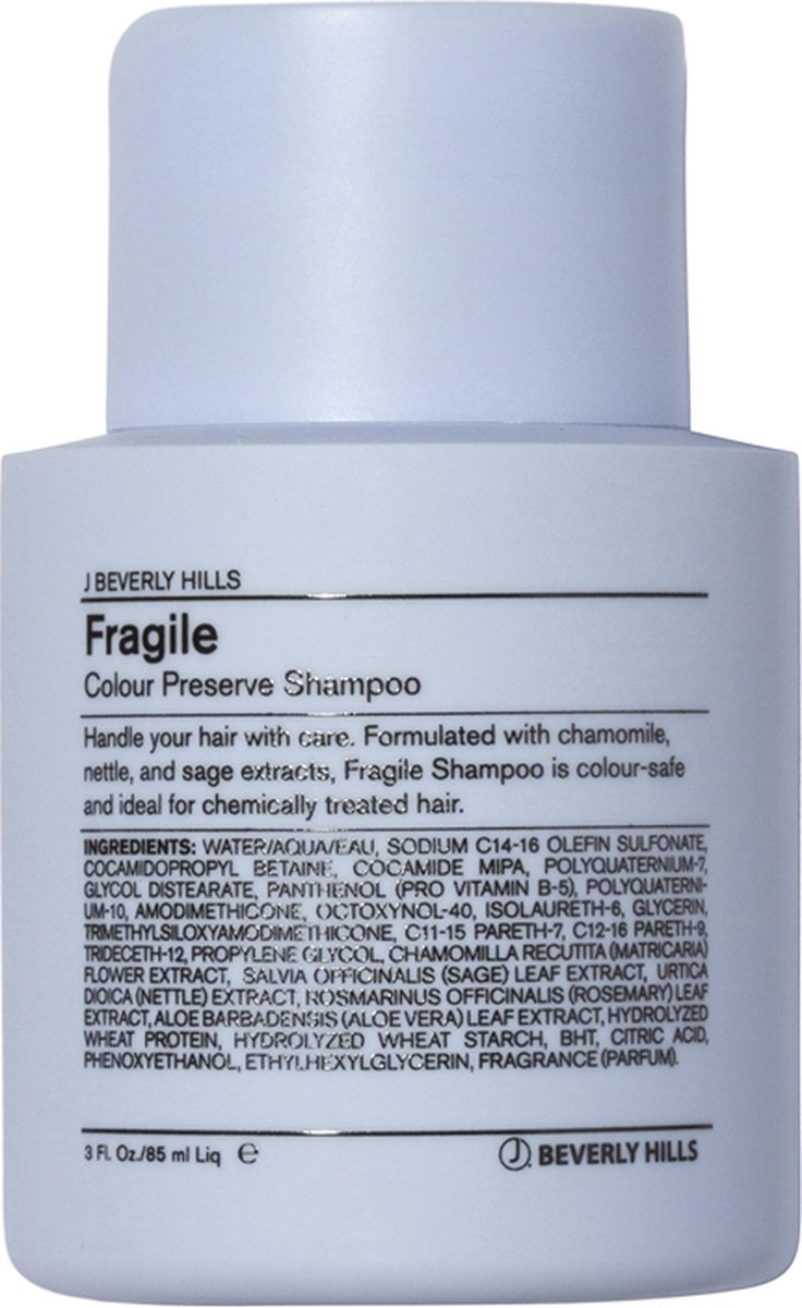 J Beverly Hills - Fragile Colour Preserve Shampoo