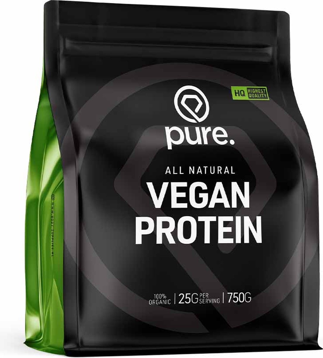 Goedkoopste Pure. Vegan Protein - 750gr - eiwitten - plantaardige eiwitshake - low carb dieet