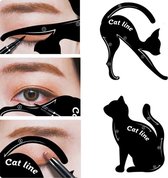 Eyeliner Hulpstuk | Cat Eyes | Stencil | Eyeliner Sjabloon | 2 Stuks | Zwart