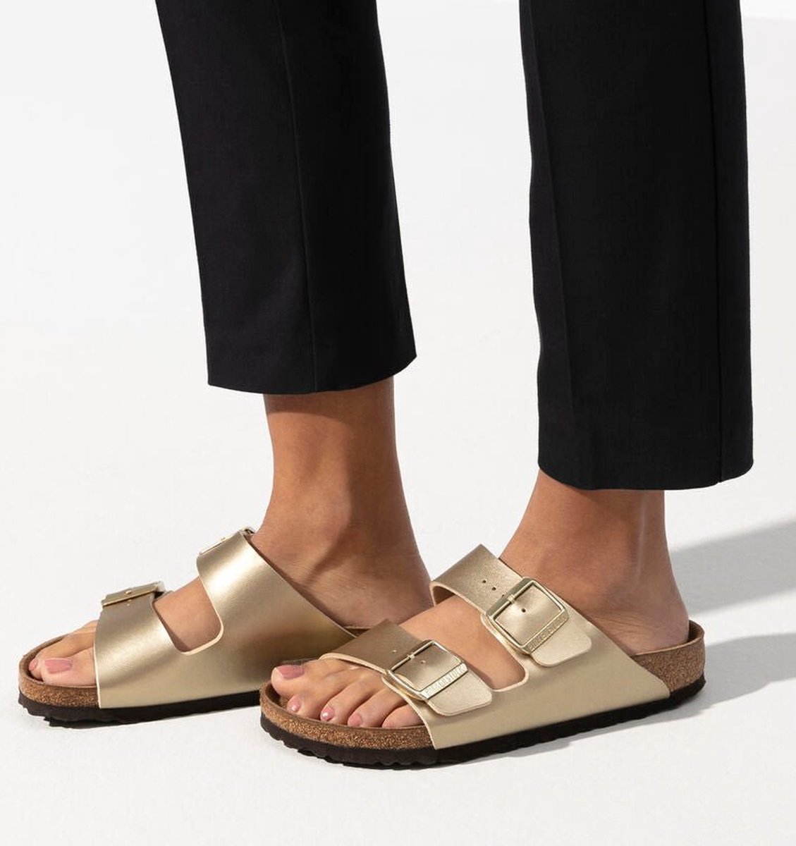 Birkenstock Arizona Dames Slippers Gold Regular fit bol