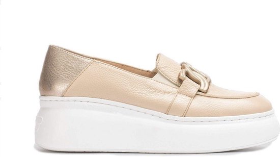 Wonders Begin - dames moccasin - beige - maat 38 (EU) 5 (UK)