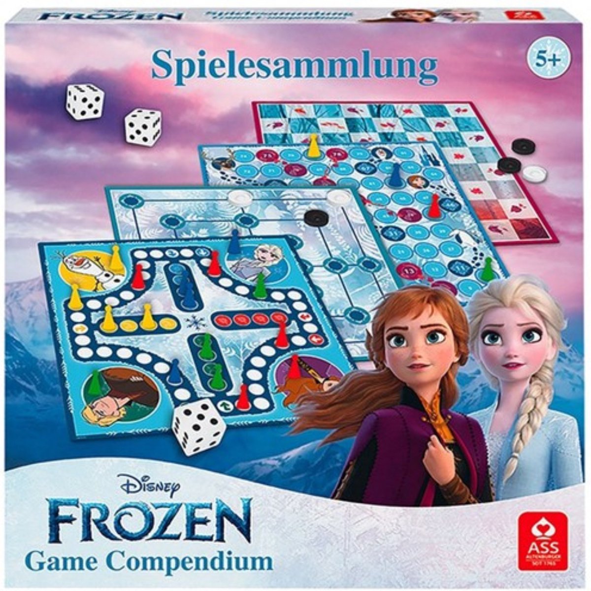 Disney Frozen Spellenpakket 27x27cm - Bordspellen