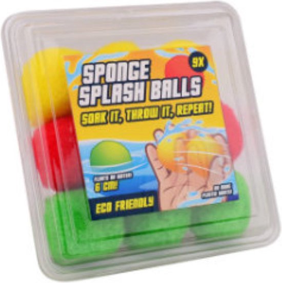 Foto: Milieuvriendelijke splashballen 9 delige set voor waterpret herbruikbare waterballonnen waterballonnen waterbal duurzaam en rommelvrij strand en zwembadspeelgoed waterballonnen alternatief duurzaam speelgoed watergevecht