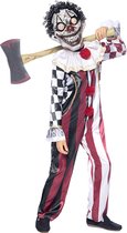 FUNIDELIA Déguisement de Clown Effrayant Premium pour Garçons - 107 - 113 cm