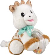 Sophie de giraf Mini Knuffel met rammelaar - Knuffeldier - Machinewasbaar - Verzwaarde poten - Kraamcadeau - Babyshower cadeau - Vanaf 0 maanden - Beige/Bruin