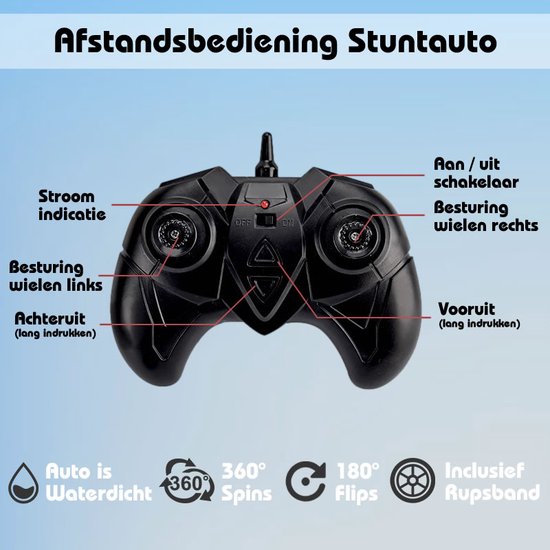 MaxTronic Op afstand bestuurde auto, direct opladen