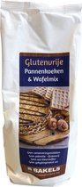 Bakels Pannenkoeken-wafelmix, glutenvrij - Zak 1 kilo