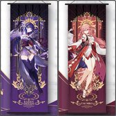 Furina , Yae Miko en nog veel meer Genshin Impact Poster scroll | 1 stuk (stuur de naam van uw gewenste personage naar: info@antarvibes.nl )