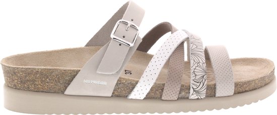 Dames Slippers Mephisto Huleda Fog Zand - Maat 38