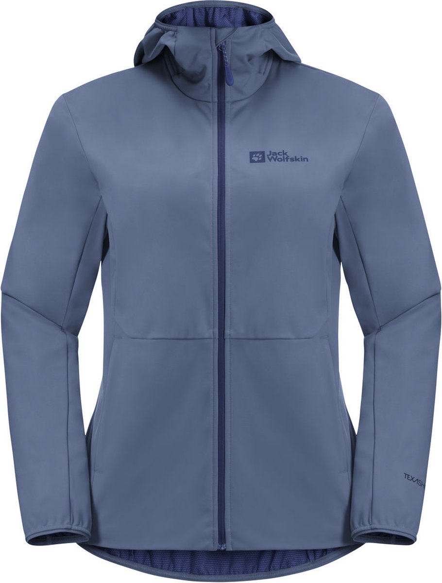 Jack Wolfskin FELDBERG HOODY W Dames Outdoorjas elemental Blauw