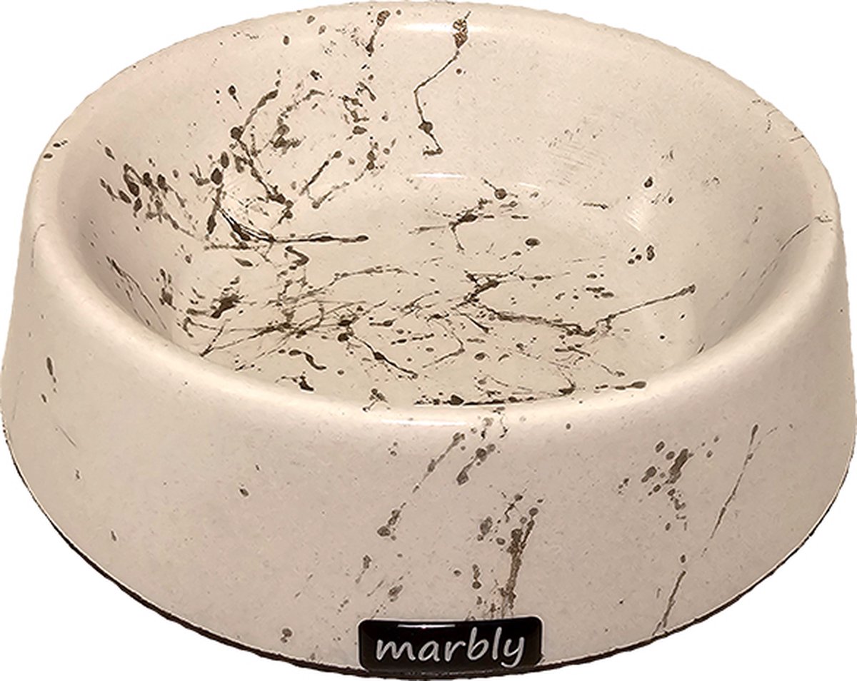 Marbly - MARMER - White Gold - 470 ml voerbakken en drinkbakken