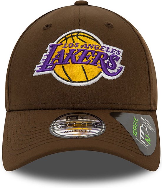 New Era LA Lakers NBA Repreve Brown 9FORTY Adjustable Cap