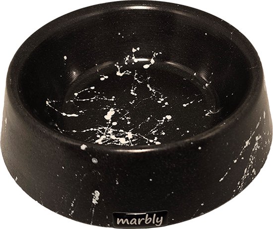 Marbly -Black White - 470 ml - MARMER - voerbakken en drinkbakken