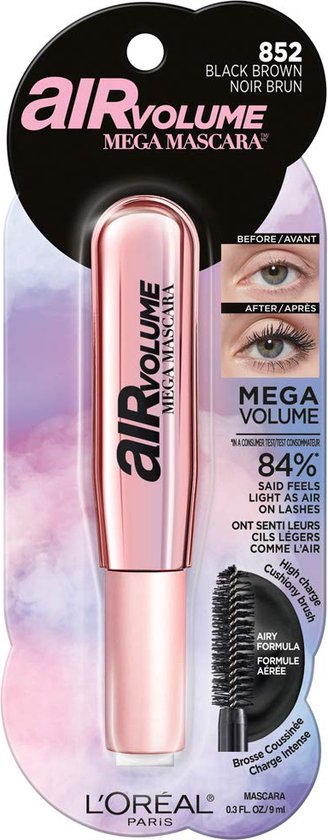 L'Oréal Air Volume Mega Mascara - 852 Black Brown