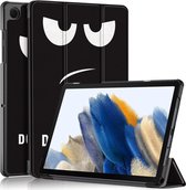 Tablet Hoes Geschikt voor Lenovo Tab M10 Plus Gen 3 | Book Case met Standaard | Kunstlederen Beschermhoes | Tri-fold | Don't Touch Me