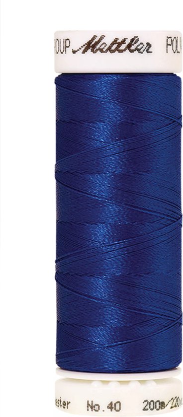 Mettler borduurgaren - Blauw - Nr 3522 - Polysheen - 200 meter | bol