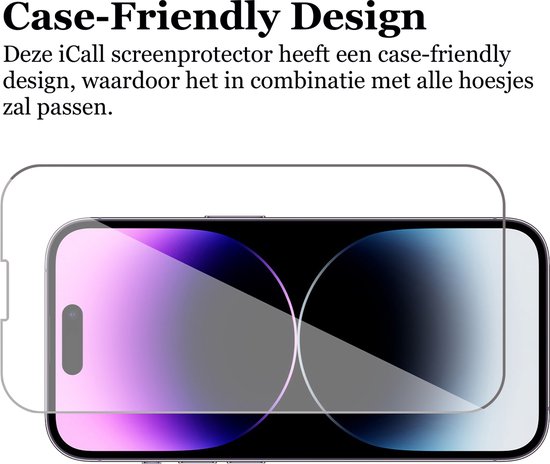 Coque avec porte-cartes pour iPhone 15 Pro Max - Protecteur d'écran GlassGuard - Back Cover SlideCase Or Rose & Protecteur d'écran