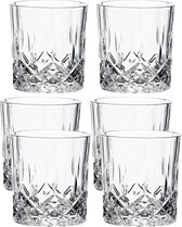 Intirilife drinkglas - 6-pack kristalglas - 200ml, edel glas, glaskunst