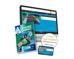Motor Theorieboek 2025 Compact - Rijbewijs A met 1600 Motor Theorie Oefenvragen - 1 Maand Onbeperkt Oefenen - VekaBest