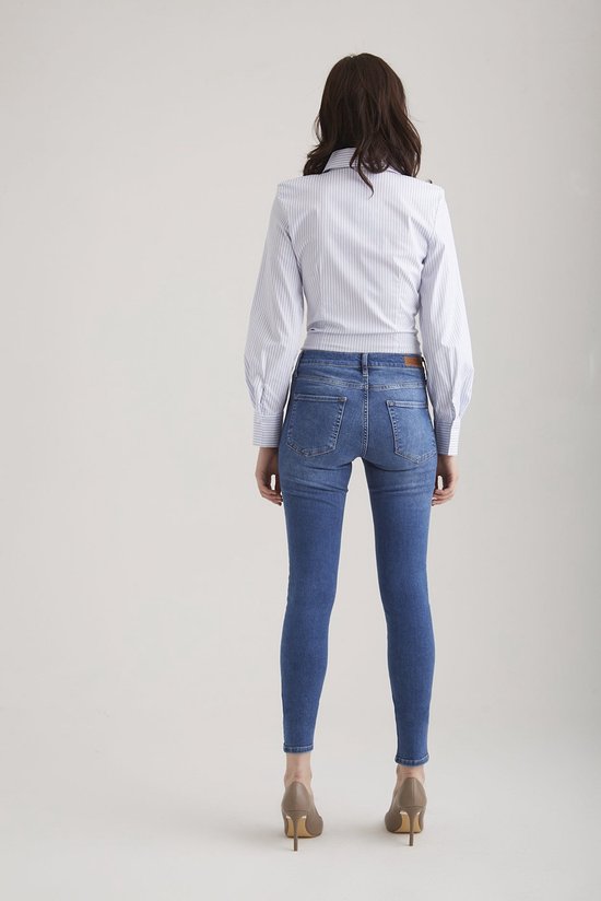 COJ - Sophia - Dames Skinny Jeans - Blue Vintage