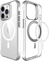 iPhone 15 Pro Magsafe Hoesje Transparant - Magnetisch Magsafe Hoesje - iPhone 15 Pro Doorzichtig - iPhone 15 Pro Magsafe Case