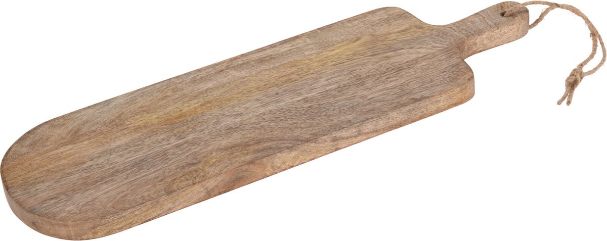 Excellent Houseware Serveerplank - 15 x 49 cm - hout - kaasplank - borrelplank