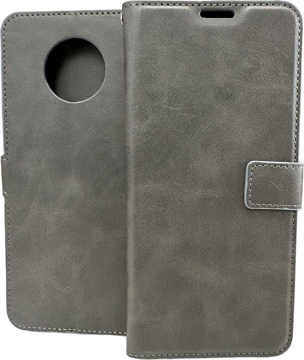 Portemonnee Book Case Hoesje Geschikt voor: Nokia G50 - grijs