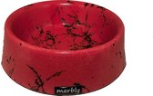 Marbly - MARMER - Rood Zwart - 470 ml voerbakken en drinkbakken