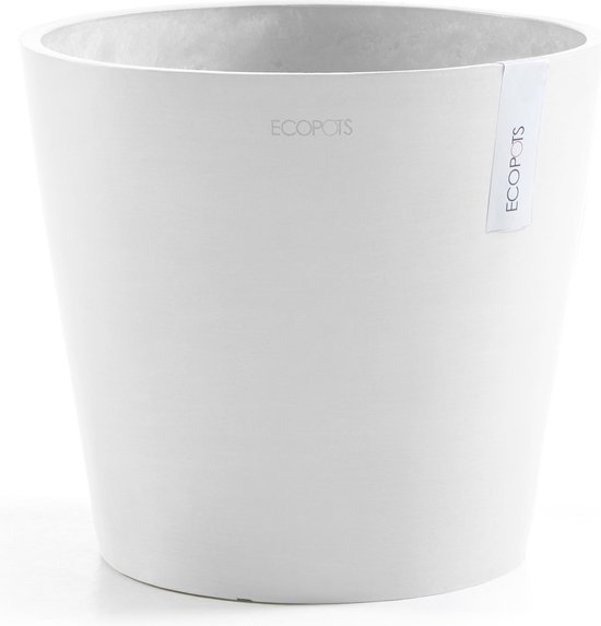 Ecopots Bloempot Amsterdam 20cm - Grijs - Top Tuincentrum