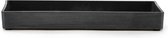 Ecopots Display Platter 25 - Dark Grey - 25 x 15 x H2,5 cm - Rechthoekige donkergrijze onderschotel