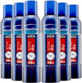 Vaseline Men Active Dry Deodorant Spray - 6 x 250 ml
