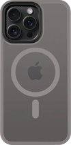 iPhone 15 Pro Max Hoesje - Tactical MagForce Hyperstealth - Geschikt voor magsafe Licht grijs