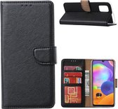 Multimedia & Accessoires PU Lederen Wallet Book Case Hoesje geschikt voor Samsung Galaxy A15 4G en Samsung Galaxy A15 5G – Zwart - Portemonnee – Met Stand – Kaarthouder – Pasjes Houder – Magneet Sluiting – Bookcase