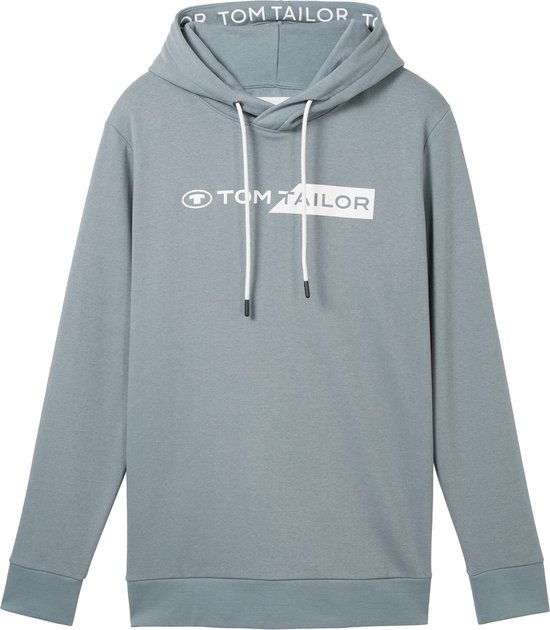 TOM TAILOR printed hoodie Heren Trui - Maat XXXL