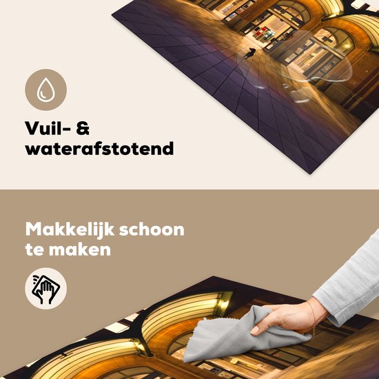 KitchenYeah® Inductie beschermer 76x51.5 cm - Teckel voor gebouw in Duitsland - Kookplaataccessoires - Afdekplaat voor kookplaat - Inductiebeschermer - Inductiemat - Inductieplaat mat