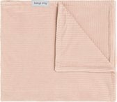 Baby's Only Ledikantdeken - Baby deken Sense - Dekentje voor meisjes - 1.6 TOG - 100x135 cm - Peach - Zachte rib corduroy stof