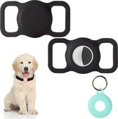 Hondenhalsband - Krasbestendig - Verstelbaar - Anti-verloren Sleutelhanger - Duurzaam Nylon - Veiligheid & Comfort voor Hond - Zwart - Verschillende Maten