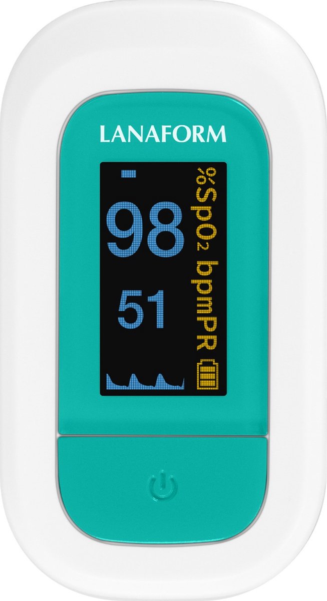 Lanaform - PO-110 - Zuurstofmeter Vinger - Saturatiemeter - Oximeter - Hartslagmeters
