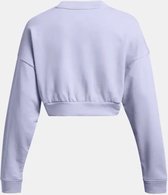 UA Rival Terry Oversized Crop Crew-PPL Size : XS