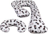Zwangerschapskussens | J-vorm 235 cm incl. voedingskussen | | Katten / poezen