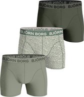 Bol.com Björn Borg Cotton Stretch boxers - heren boxers normale lengte (3-pack) - multicolor - Maat: XL aanbieding