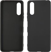 Coque en silicone Convient pour: Sony Xperia 10 II - noir