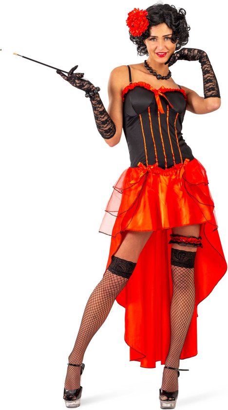 Foto: Burlesque jurk briana rood maat 40 42