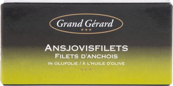 Grand Gérard Ansjovis in olijfolie 3 blikken x 50 gram