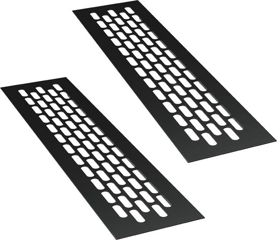 Aluminium Ventilatierooster 400 x 100 mm voor Kasten en Deuren | Efficiënte Ventilatie