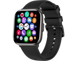 foto van FOXLY® Smartwatch X12 HD Touchscreen Zwart - Stappenteller - Bloeddrukmeter - Saturatiemeter - Android - iOS - Heren, dames en kinderen