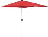 Uniprodo Parasol large - rouge - rectangulaire - 200 x 300 cm