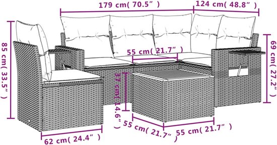 vidaXL-6-delige-Loungeset-met-kussens-poly-rattan-beige