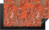 KitchenYeah® Inductie beschermer 91.6x52.7 cm - Vintage - Flora - Patronen - Kookplaataccessoires - Afdekplaat voor kookplaat - Inductiebeschermer - Inductiemat - Inductieplaat mat