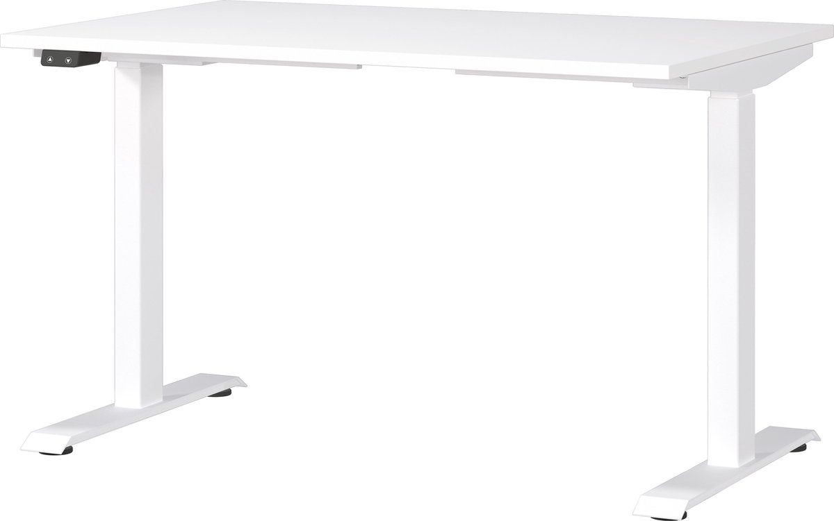 Elektrisch zit-sta Bureau Galileo Wit - 120x80cm - Hoogte 120 cm - In hoogte verstelbaar